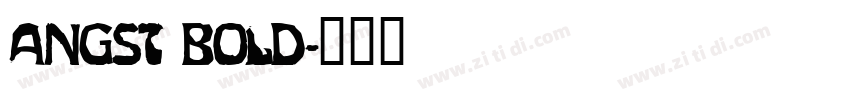Angst Bold字体转换